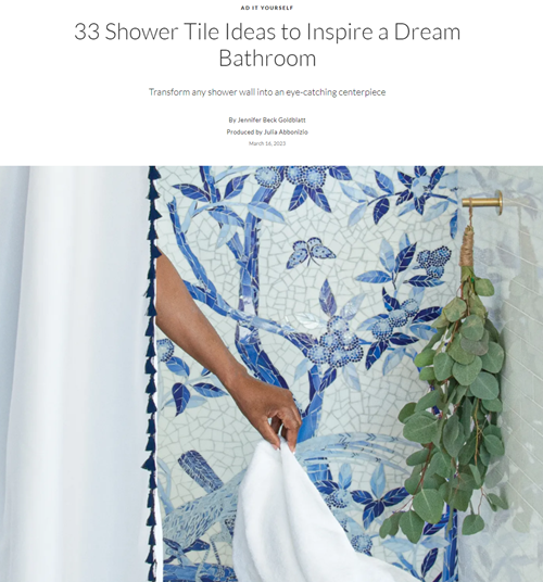 Architectural Digest - 33 Shower Tile Ideas to Inspire a Dream Bathroom