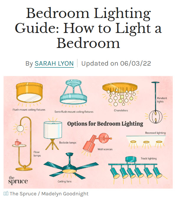 Bedroom Lighting Guide: How to Light a Bedroom - The Spruce