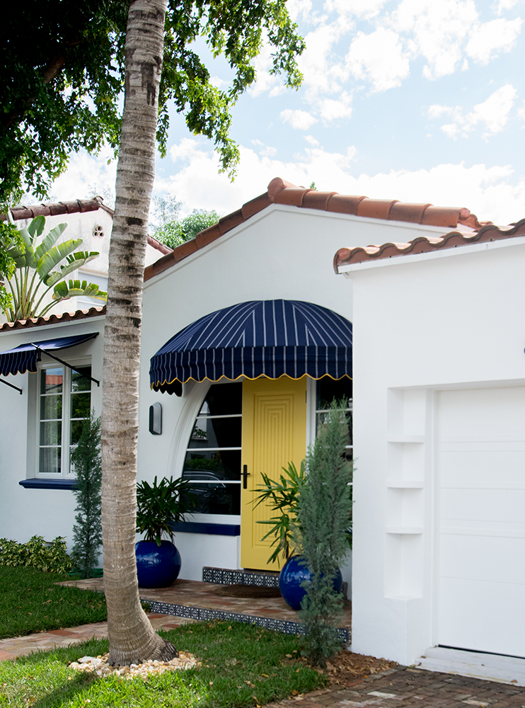 Española Way Front Entry Residential Interior Designer South Beach Miami, FL