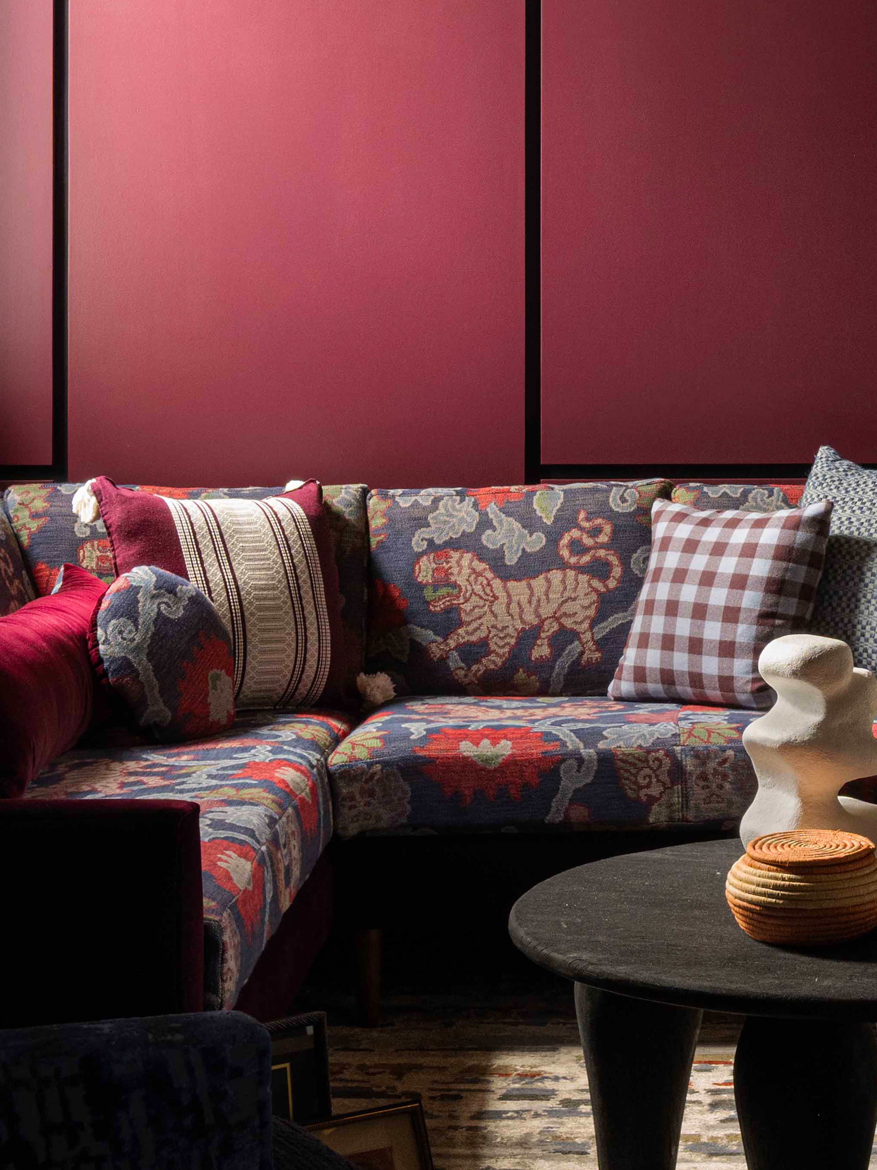 Custom upholstery - sofa, pillows